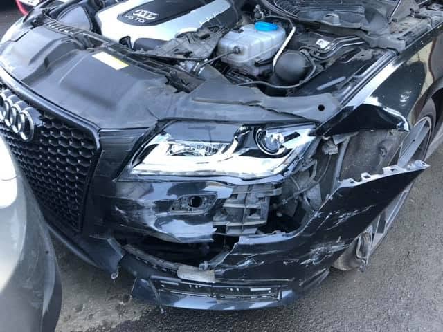 Audi before repair